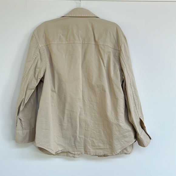 Banana Republic Essential Shirt Jacket | Wheat - Picture 2 of 4
